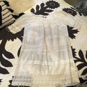 Embroidered Mini Dress/Tunic